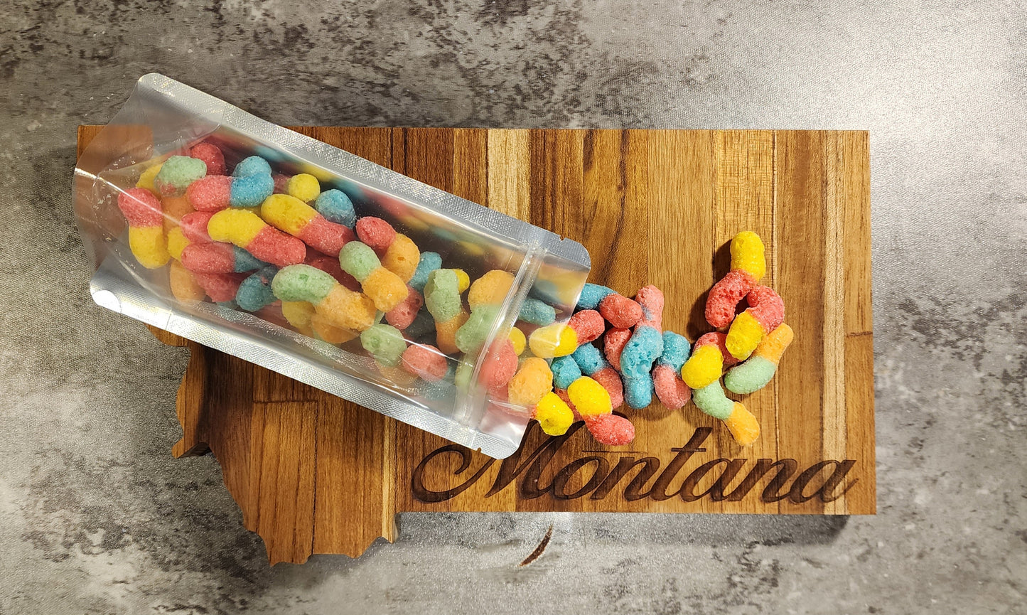 Freezedried Sour Gummy Worms