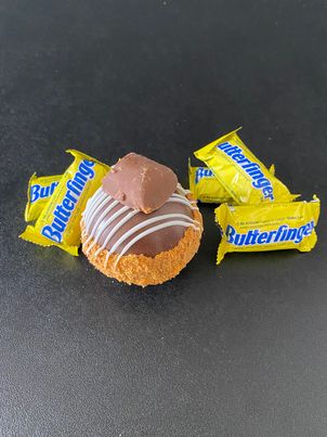 Butterfinger Hot Chocolate Bomb